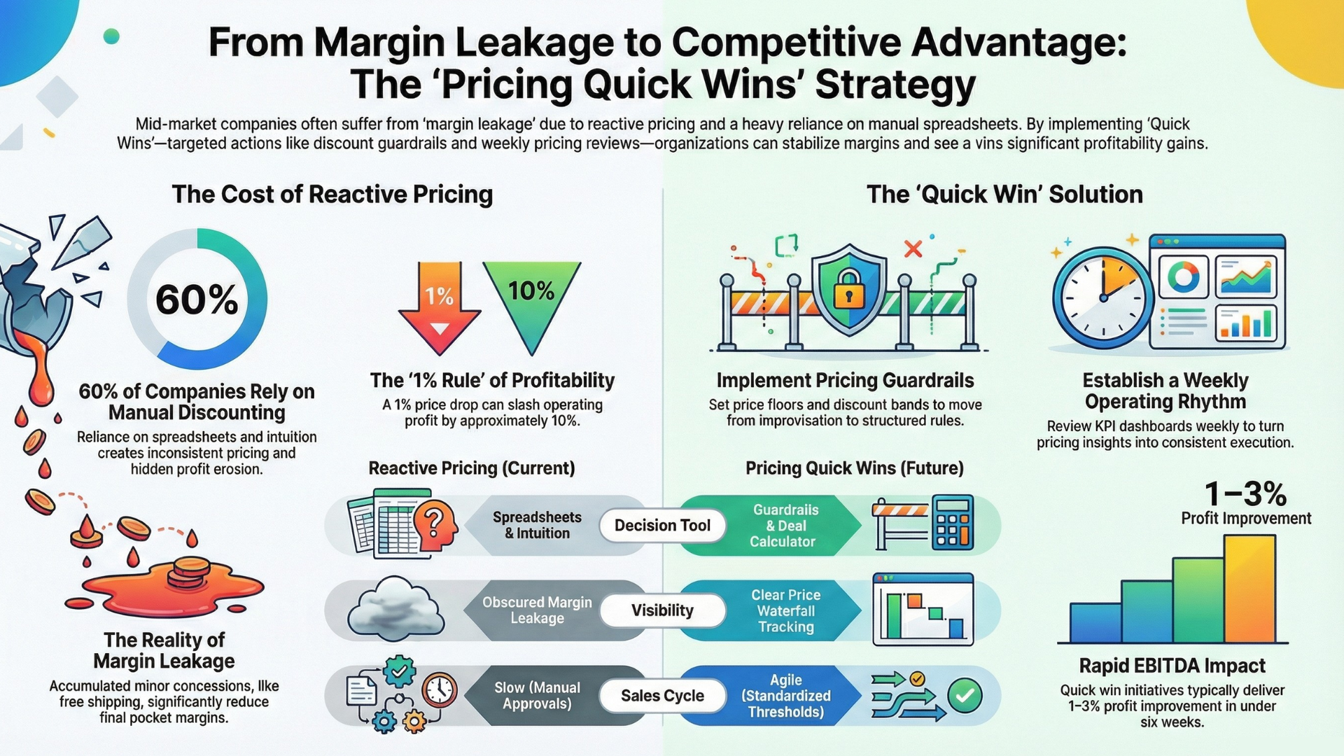 Pricing Quick Wins Strategy Infographic